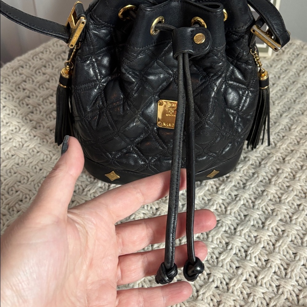 Authenticated Excellent Condition Mcm Vintage Bla… - image 3